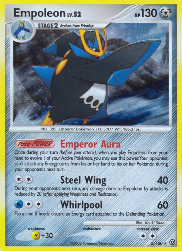 Empoleon — Stormfront Pokémon card