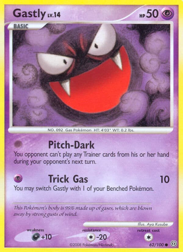 Gastly — Stormfront Pokémon card