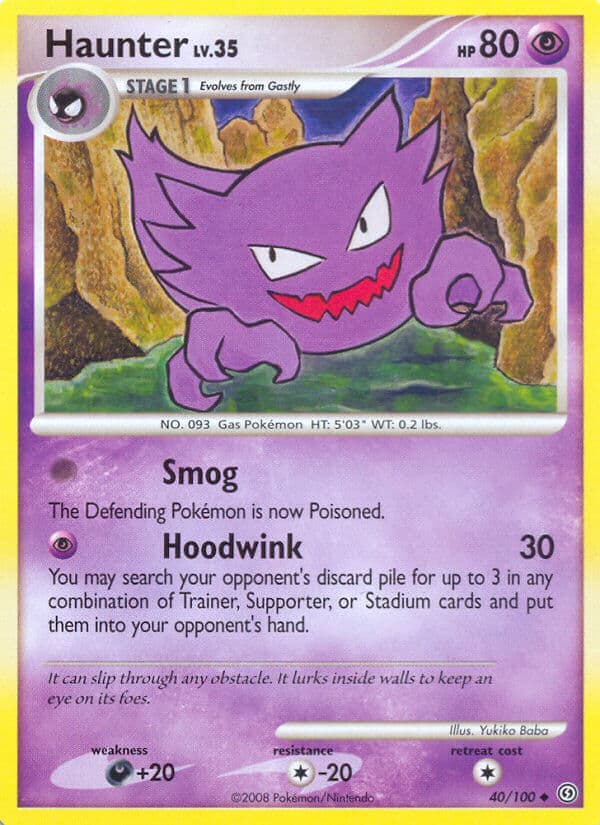 Haunter — Stormfront Pokémon card
