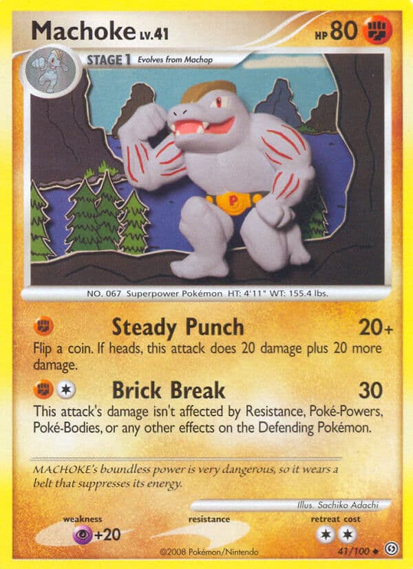Machoke — Stormfront Pokémon card
