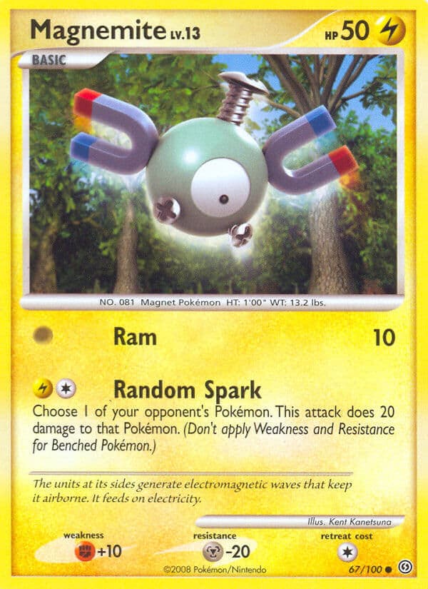 Magnemite — Stormfront Pokémon card