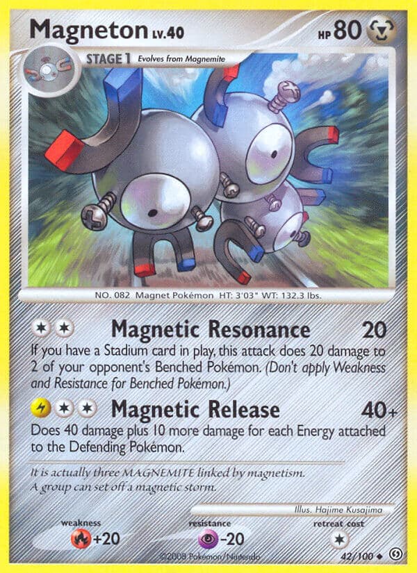 Magneton — Stormfront Pokémon card