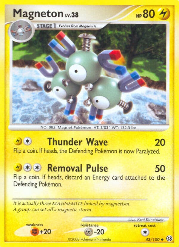 Magneton — Stormfront Pokémon card