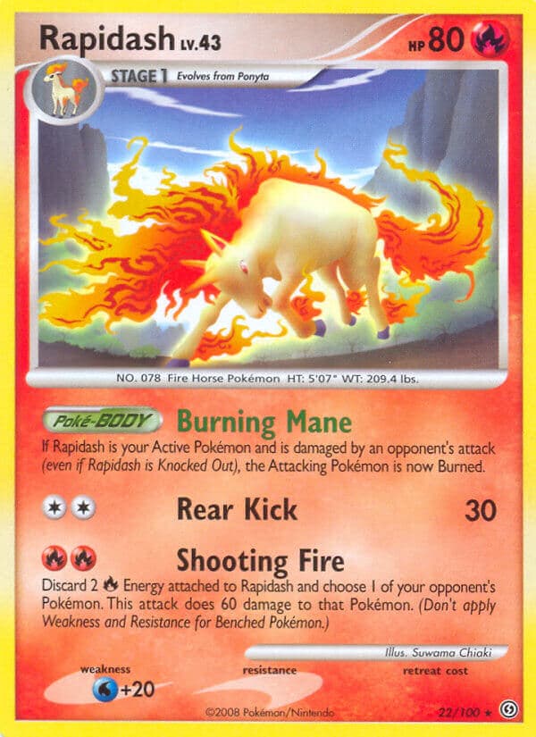Rapidash — Stormfront Pokémon card