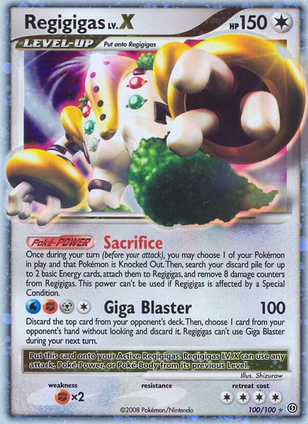 Regigigas Lvx — Stormfront Pokémon card