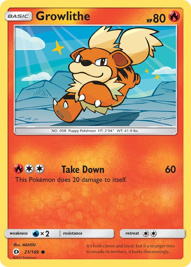 Growlithe — Sun & Moon