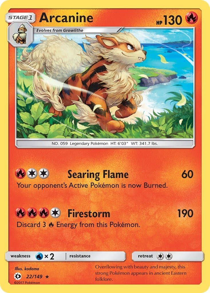 Arcanine — Sun & Moon