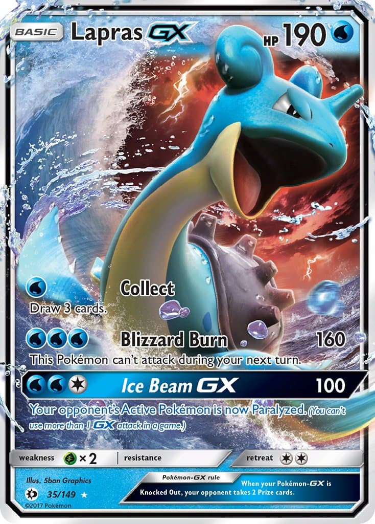 Lapras Gx — Sun & Moon