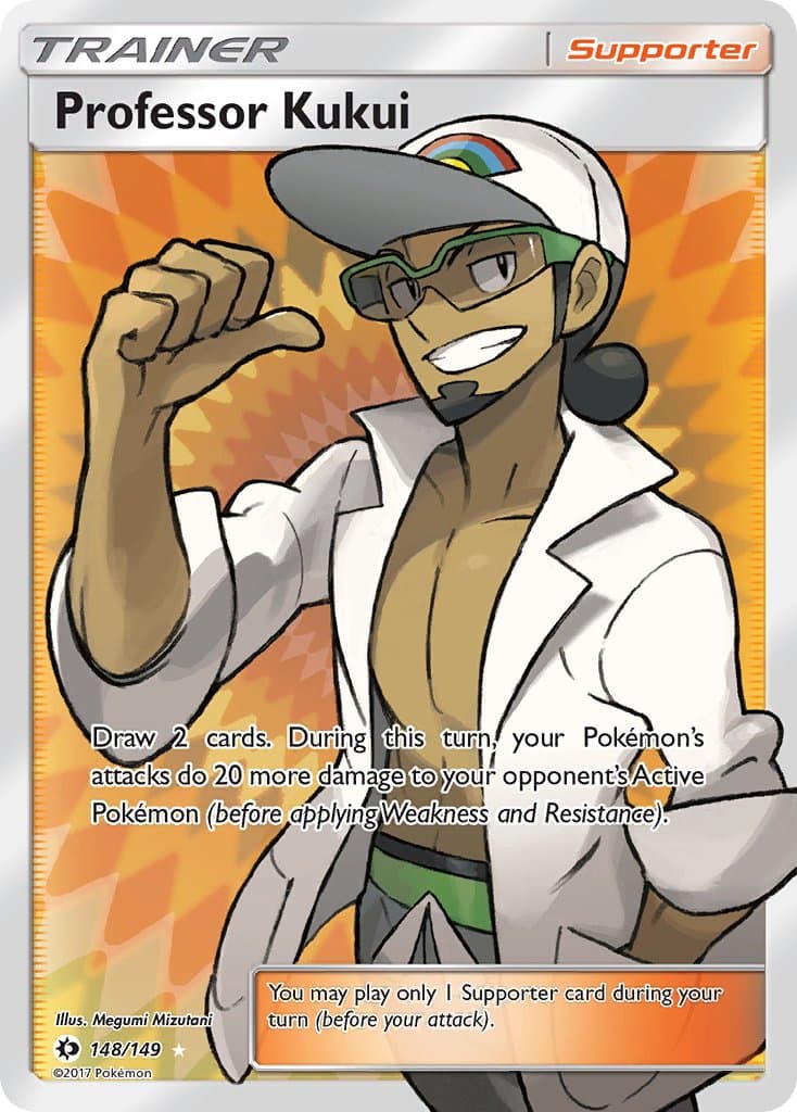 Professor Kukui — Sun & Moon Pokémon card