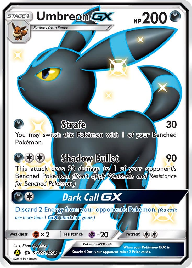 Umbreon Gx Yaa 069ya — Sun & Moon