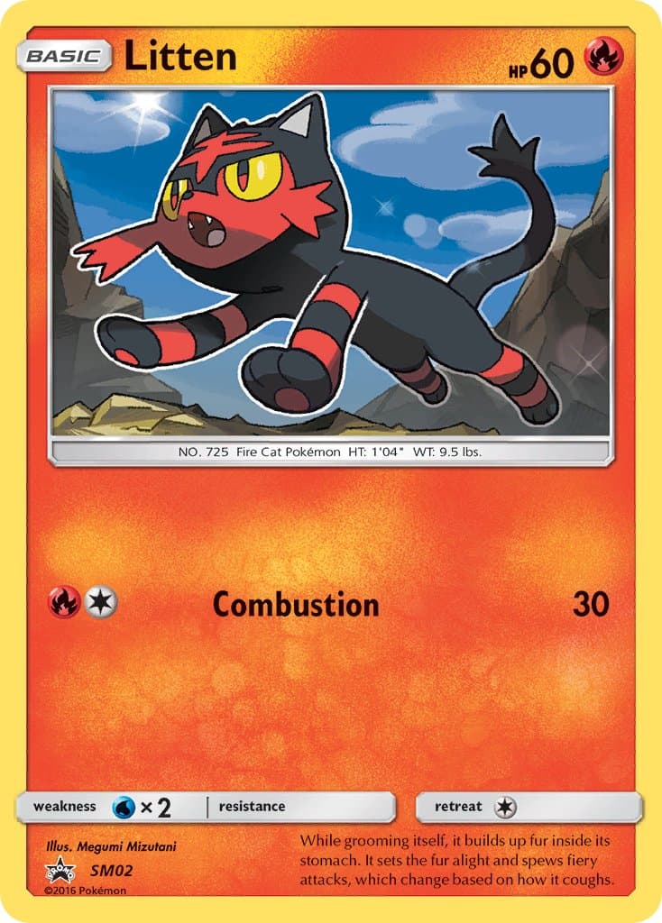 Litten — Sun Moon Promos