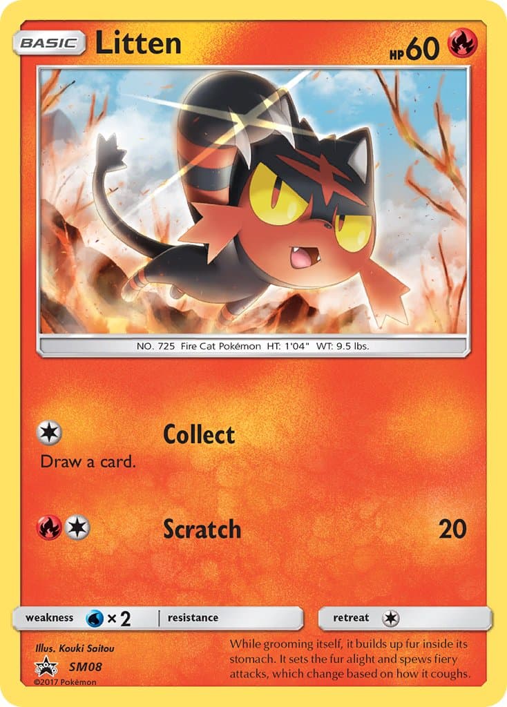 Litten — Sun Moon Promos