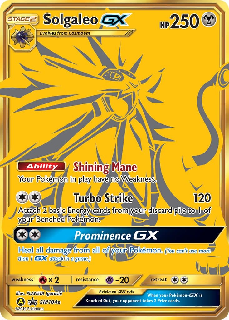 Solgaleo Gx Yaa Ya — Sun Moon Promos Pokémon card