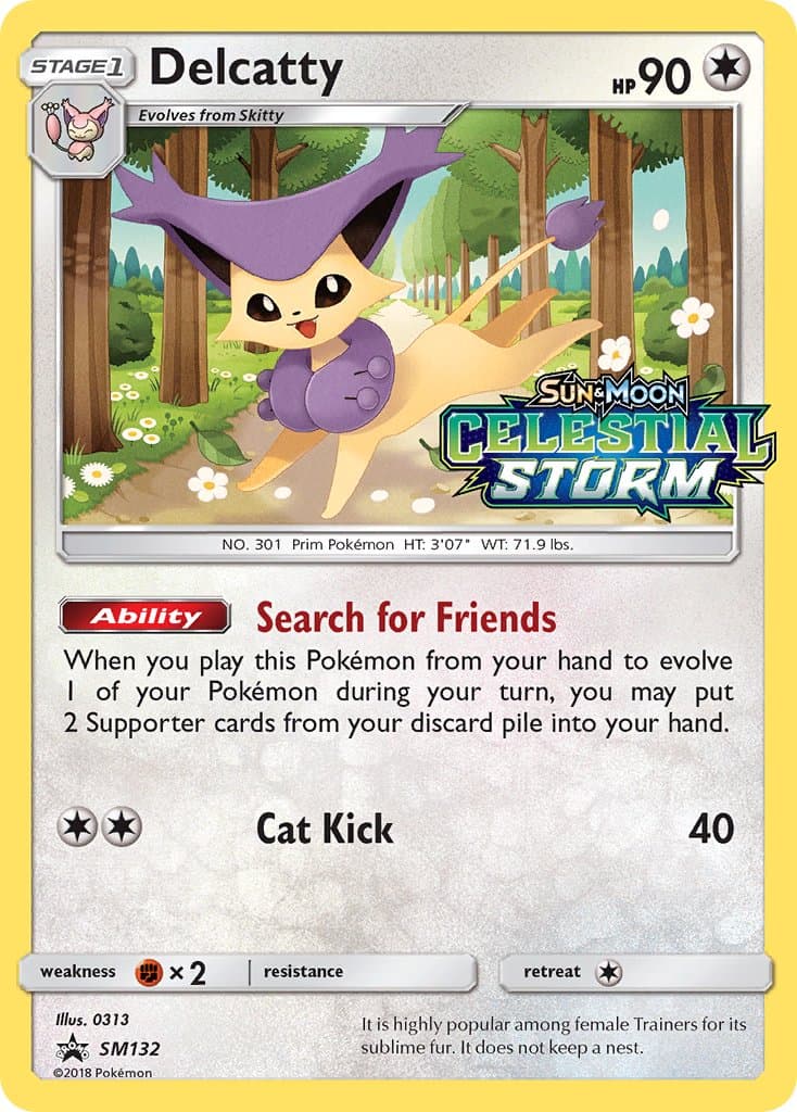 Delcatty — Sun Moon Promos