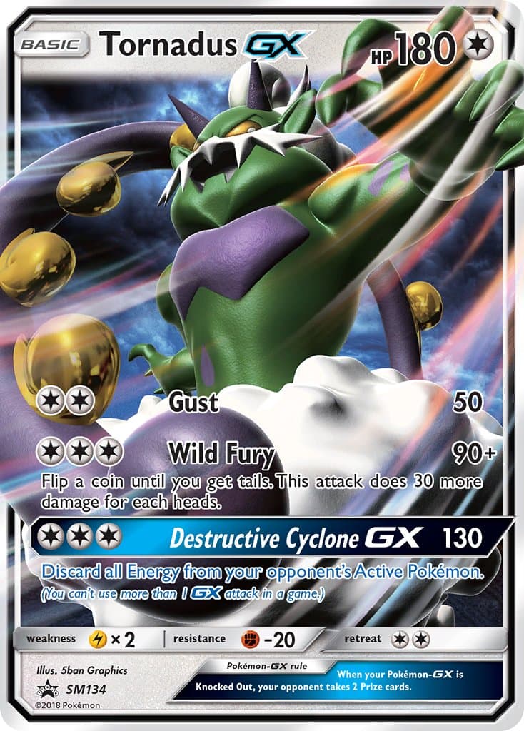 Tornadus Gx — Sun Moon Promos Pokémon card