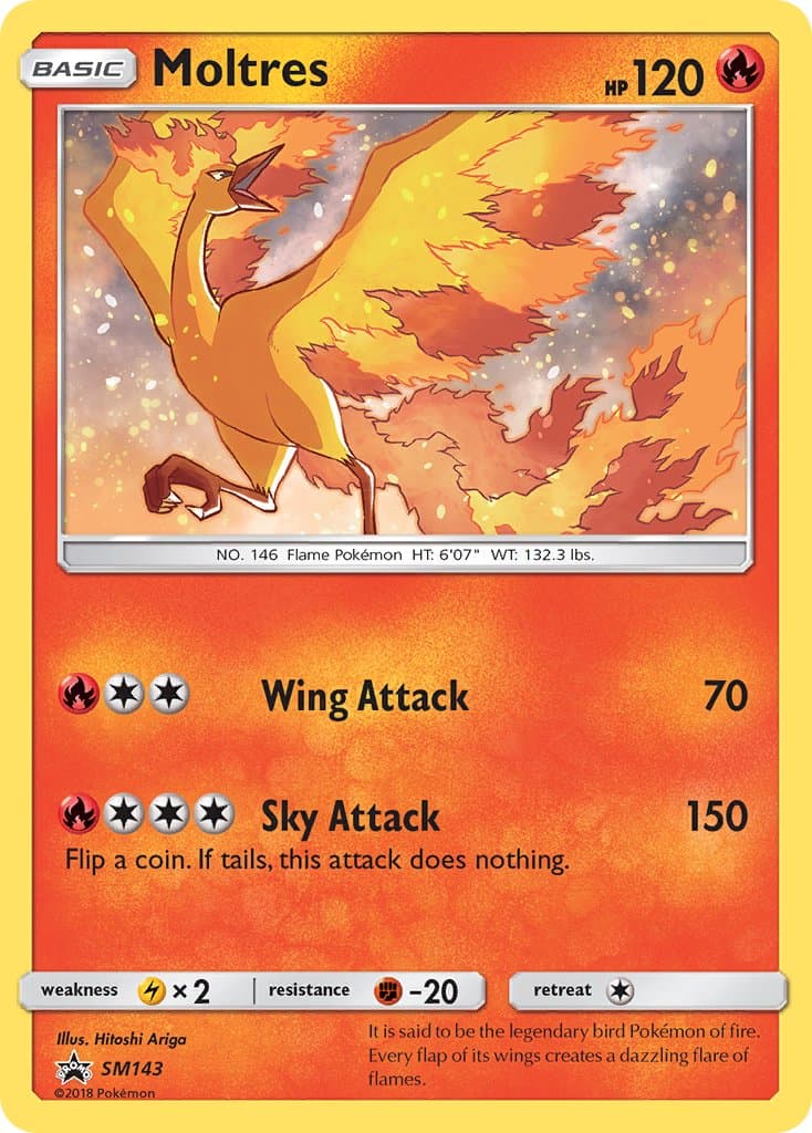 Moltres — Sun Moon Promos