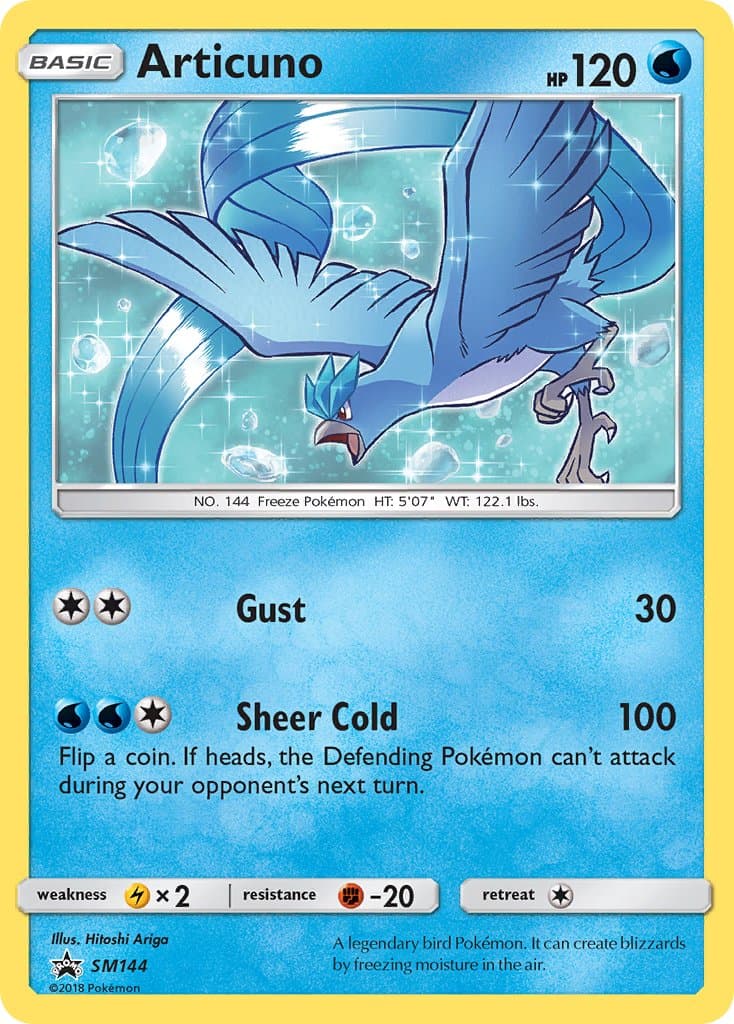 Articuno — Sun Moon Promos