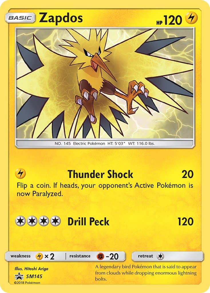 Zapdos — Sun Moon Promos