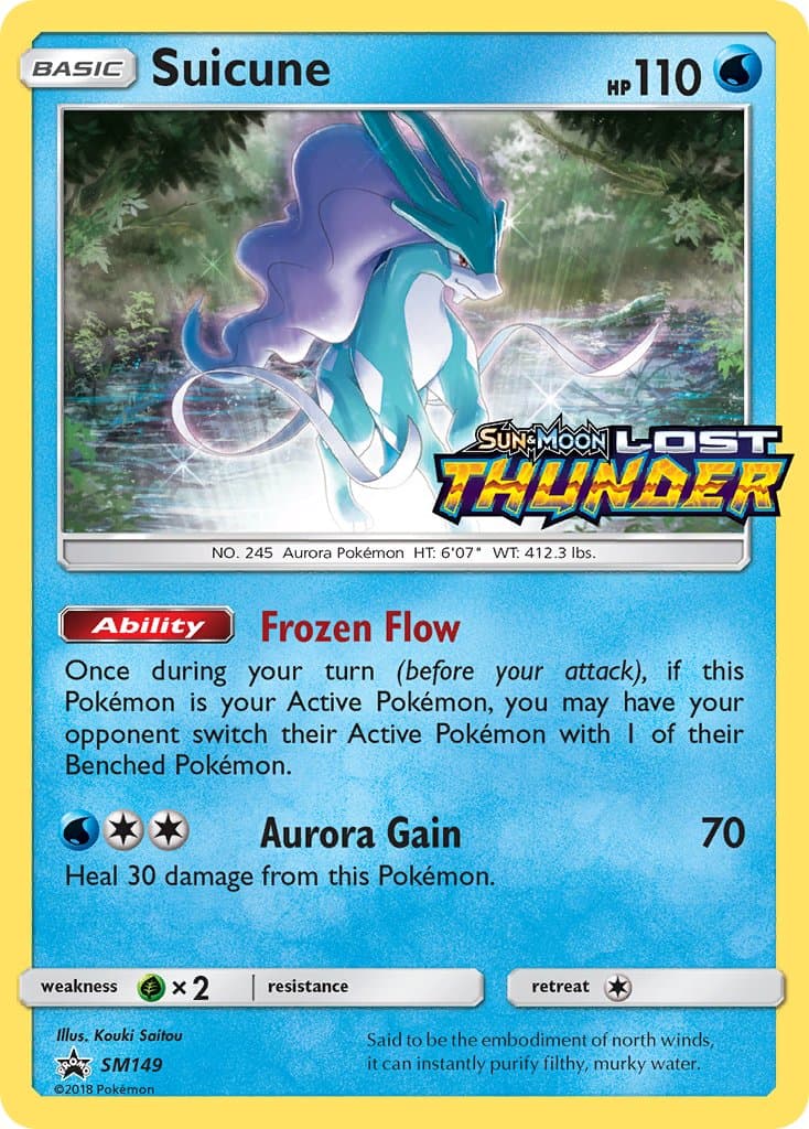 Suicune — Sun Moon Promos