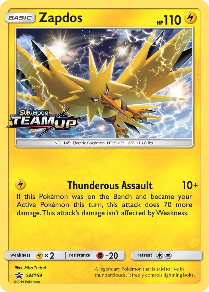 Zapdos — Sun Moon Promos