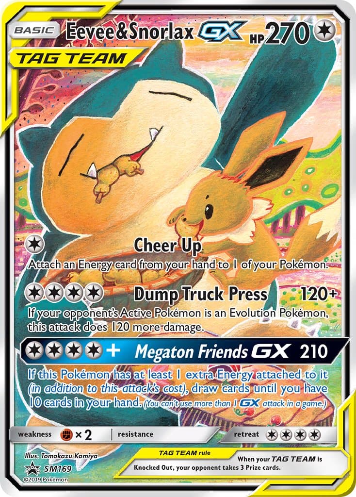 Eevee Snorlax Gx — Sun Moon Promos