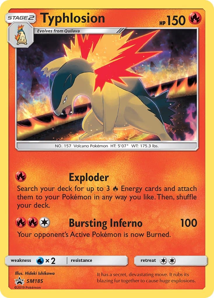 Typhlosion — Sun Moon Promos