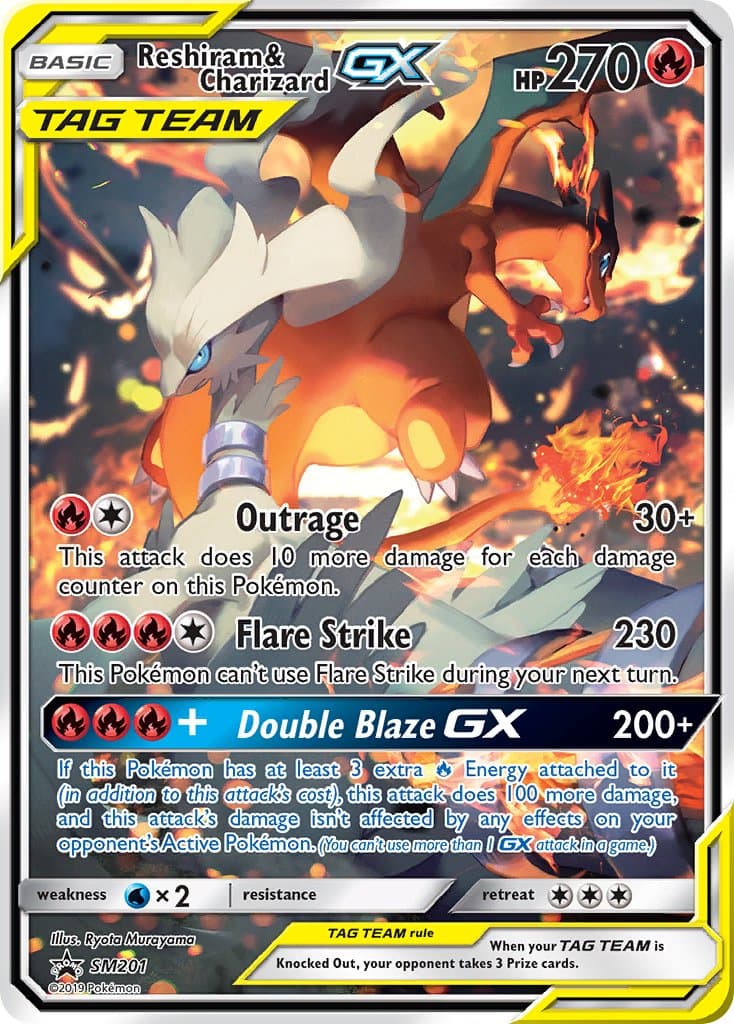 Reshiram Charizard Gx — Sun Moon Promos Pokémon card