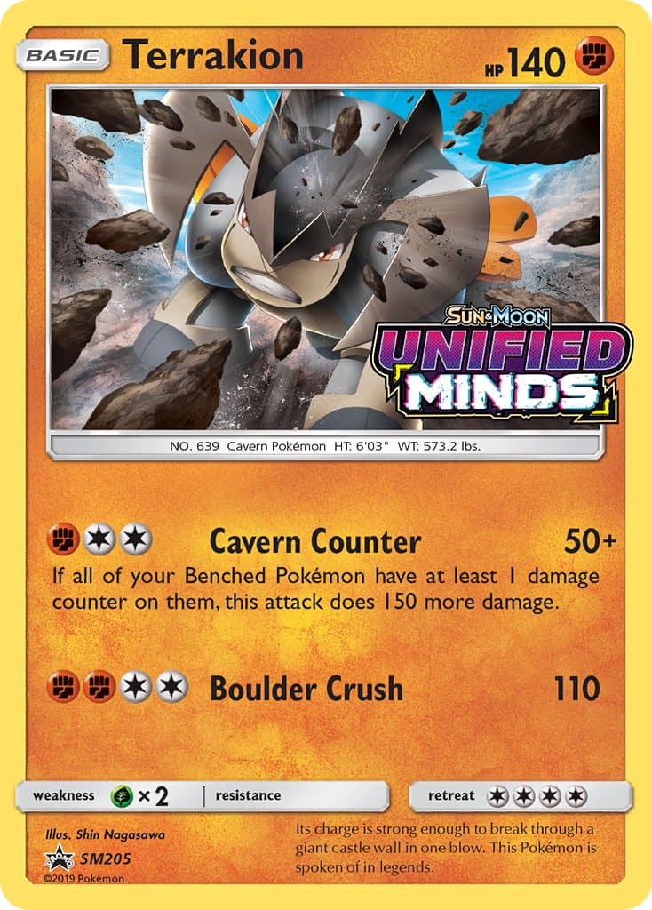 Terrakion — Sun Moon Promos
