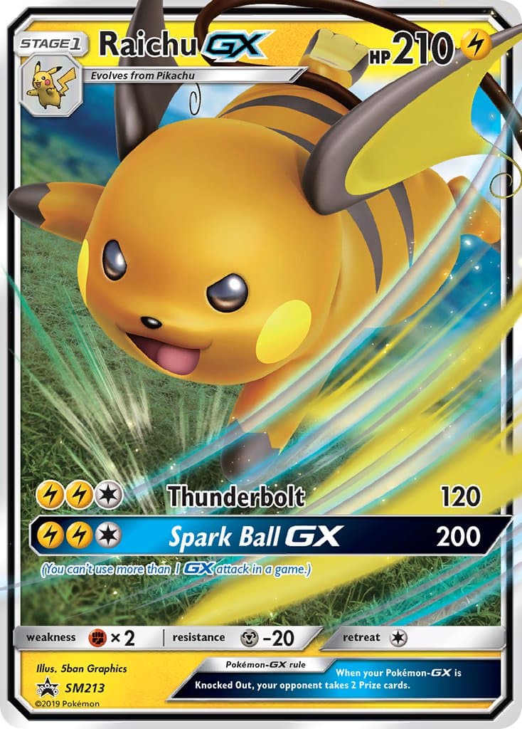 Raichu Gx — Sun Moon Promos