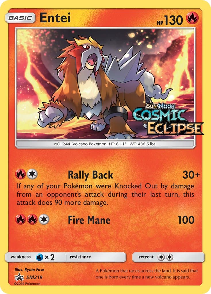 Entei — Sun Moon Promos