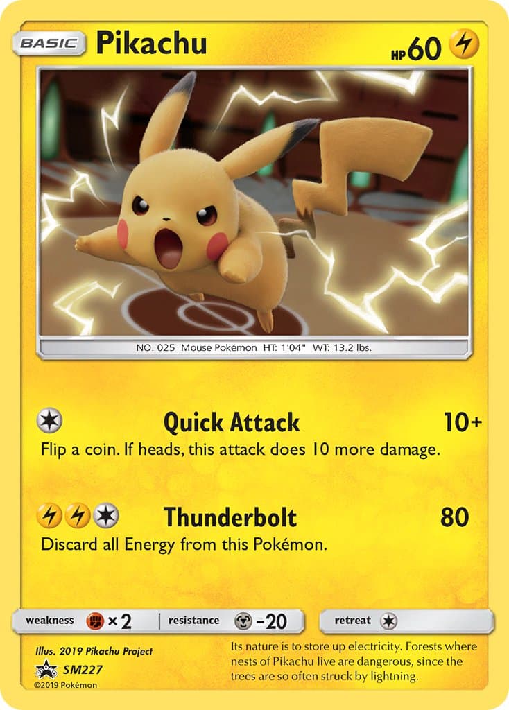 Pikachu — Sun Moon Promos Pokémon card