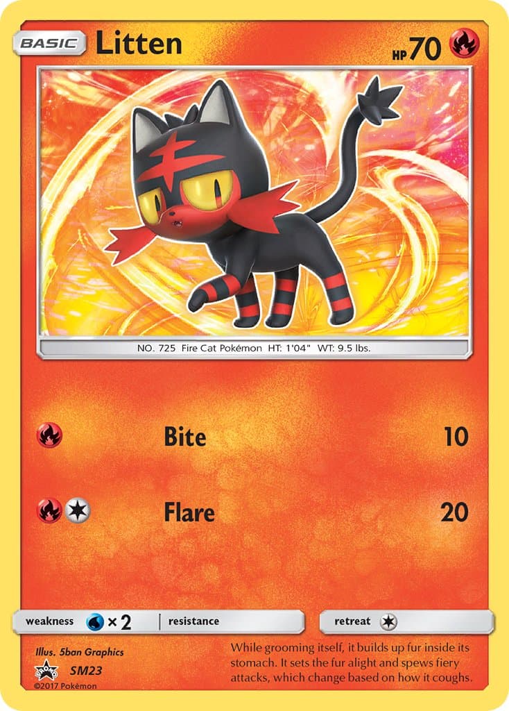 Litten — Sun Moon Promos