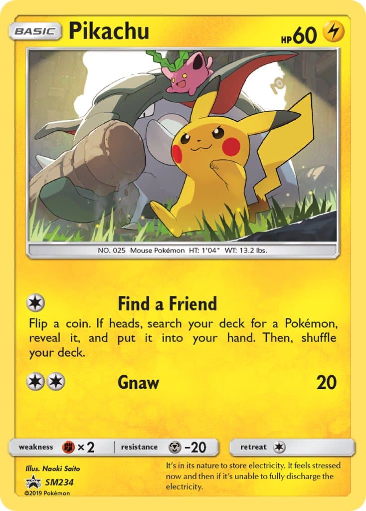 Pikachu — Sun Moon Promos Pokémon card