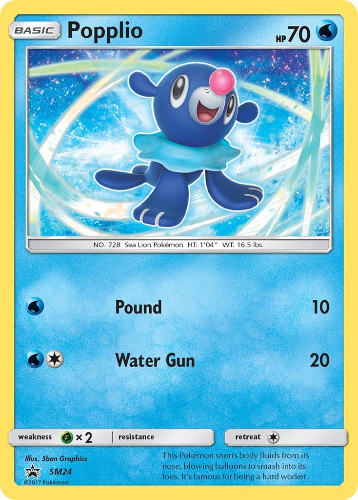 Popplio — Sun Moon Promos