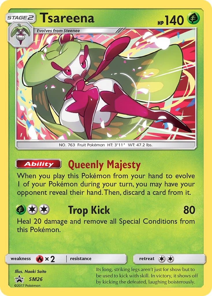 Tsareena — Sun Moon Promos