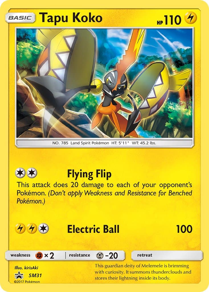 Tapu Koko — Sun Moon Promos