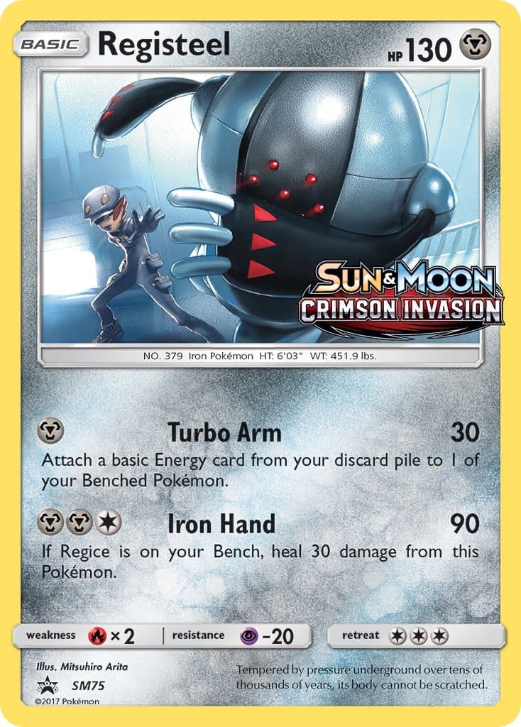 Registeel — Sun Moon Promos