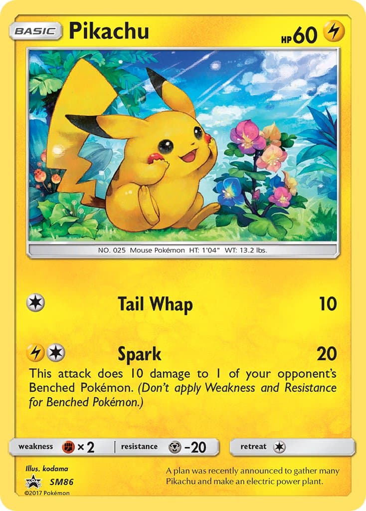 Pikachu — Sun Moon Promos Pokémon card