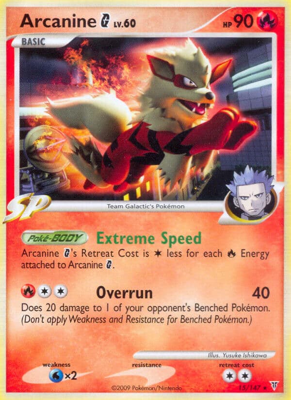Arcanine G — Supreme Victors Pokémon card