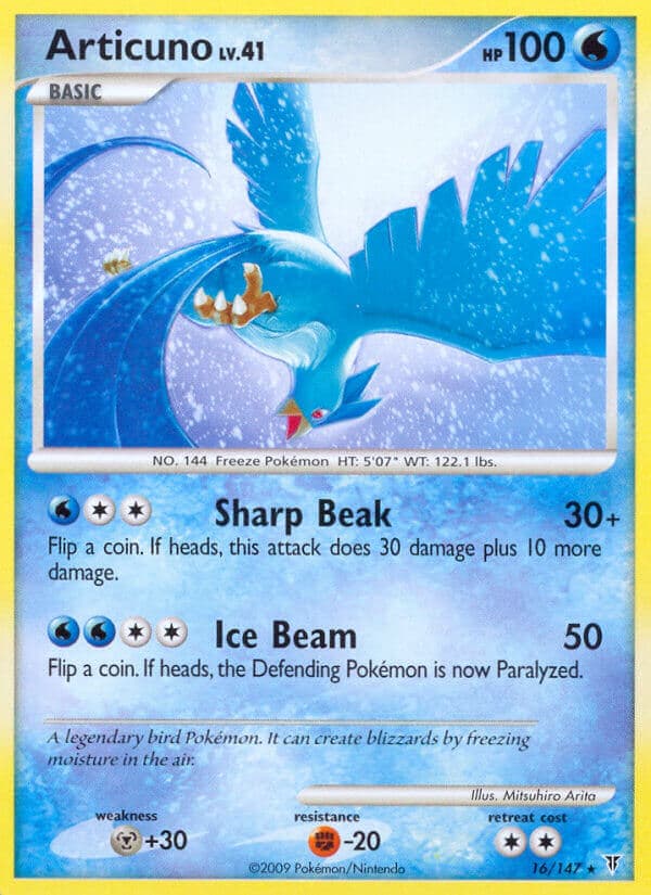 Articuno — Supreme Victors Pokémon card