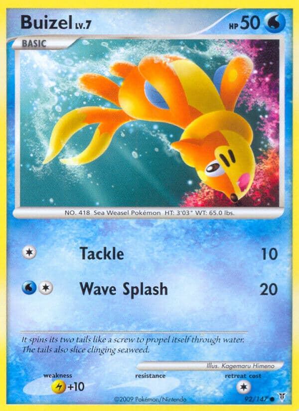 Buizel — Supreme Victors Pokémon card