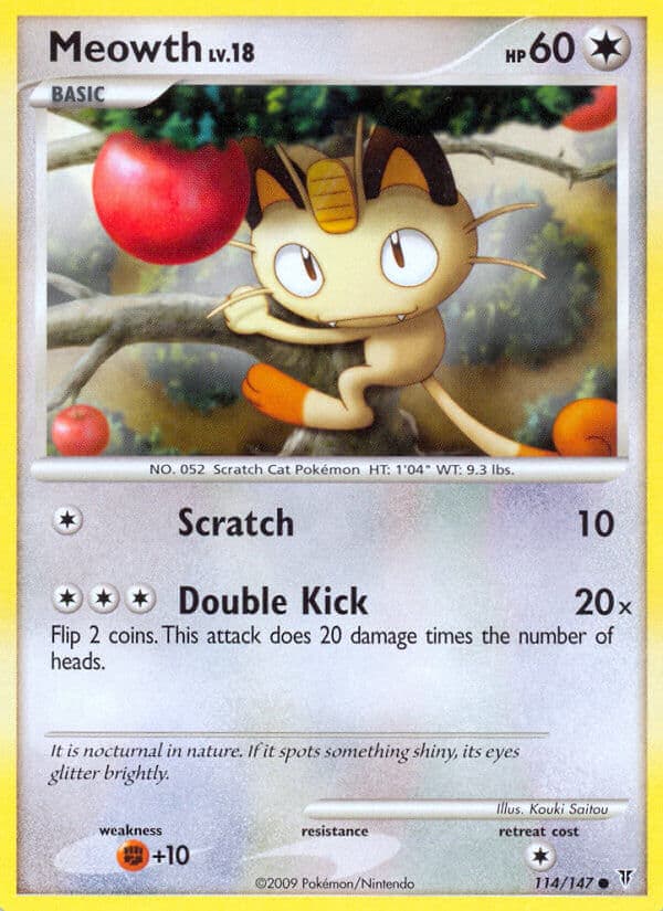 Meowth — Supreme Victors Pokémon card