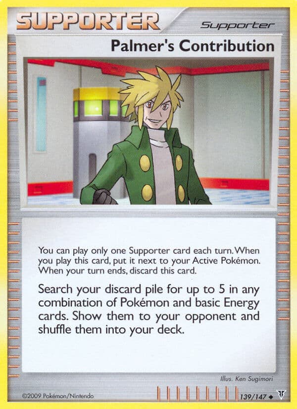 Palmers Contribution — Supreme Victors Pokémon card