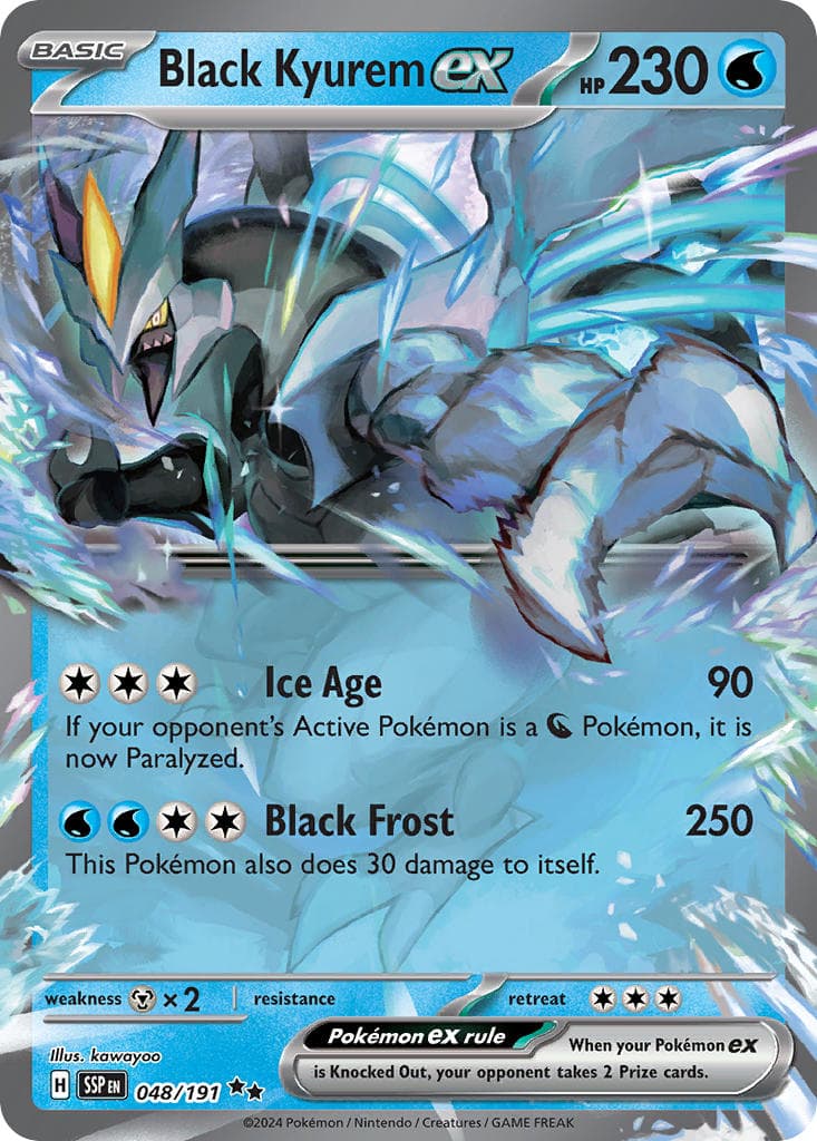 Black Kyurem ex — Surging Sparks