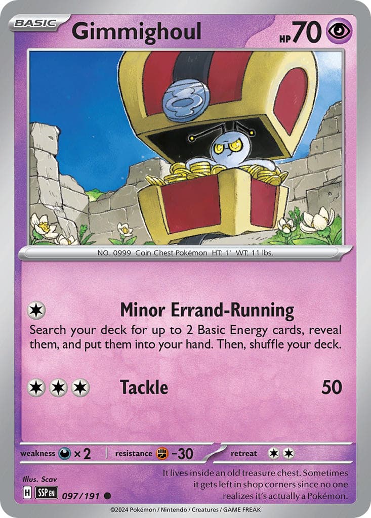 Gimmighoul — Surging Sparks Pokémon card