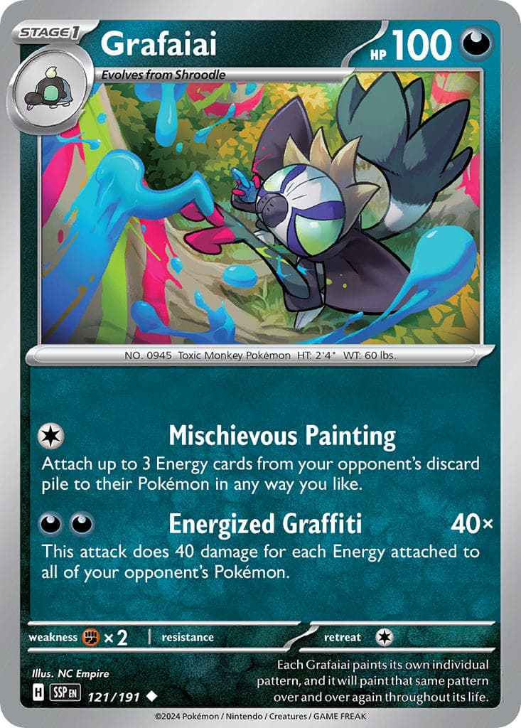 Grafaiai — Surging Sparks Pokémon card