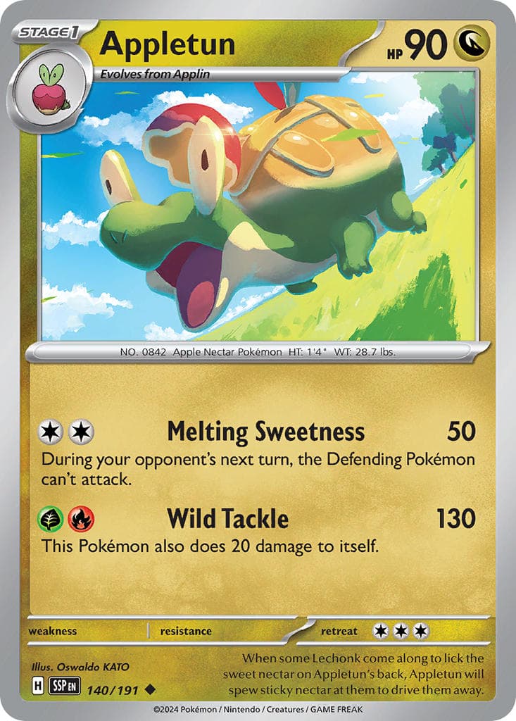 Appletun — Surging Sparks Pokémon card