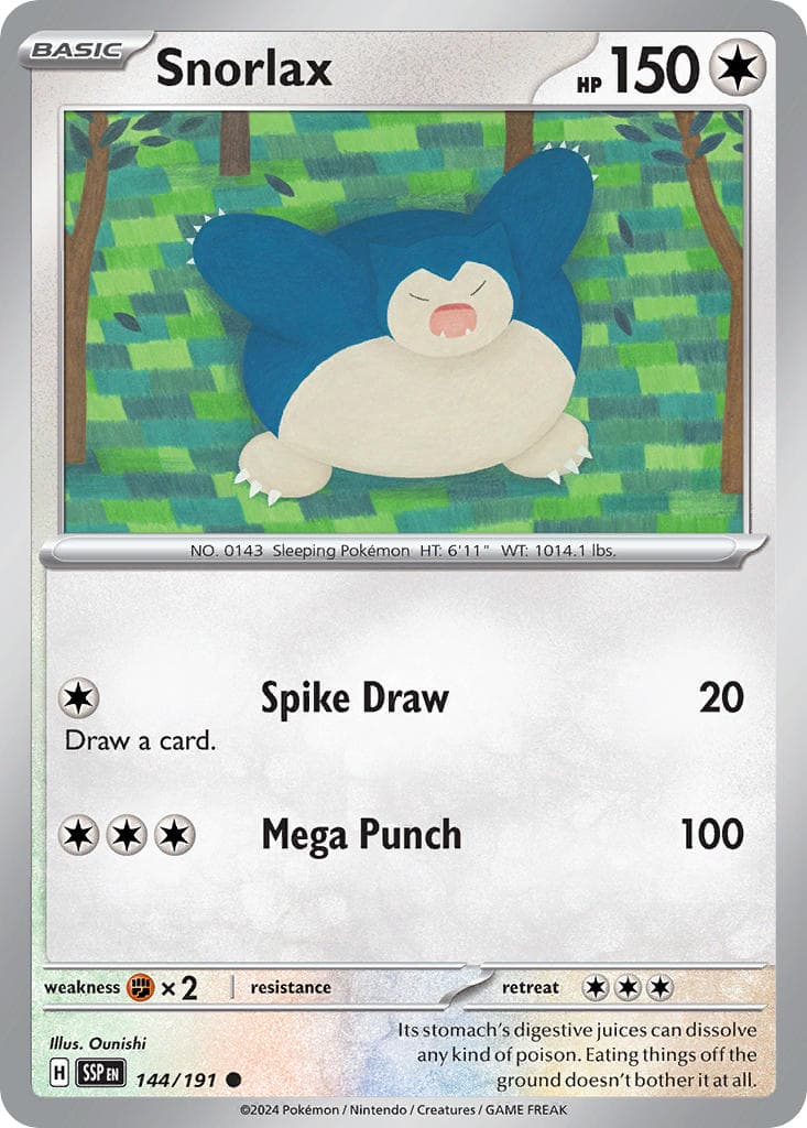 Snorlax — Surging Sparks