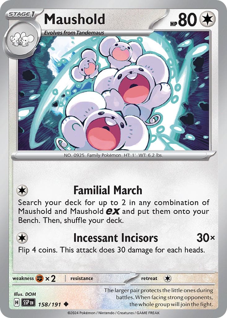 Maushold — Surging Sparks Pokémon card