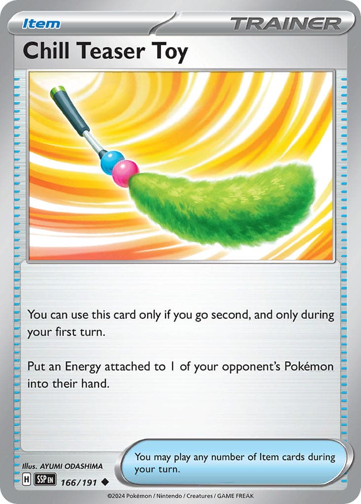 Chill Teaser Toy — Surging Sparks Pokémon card